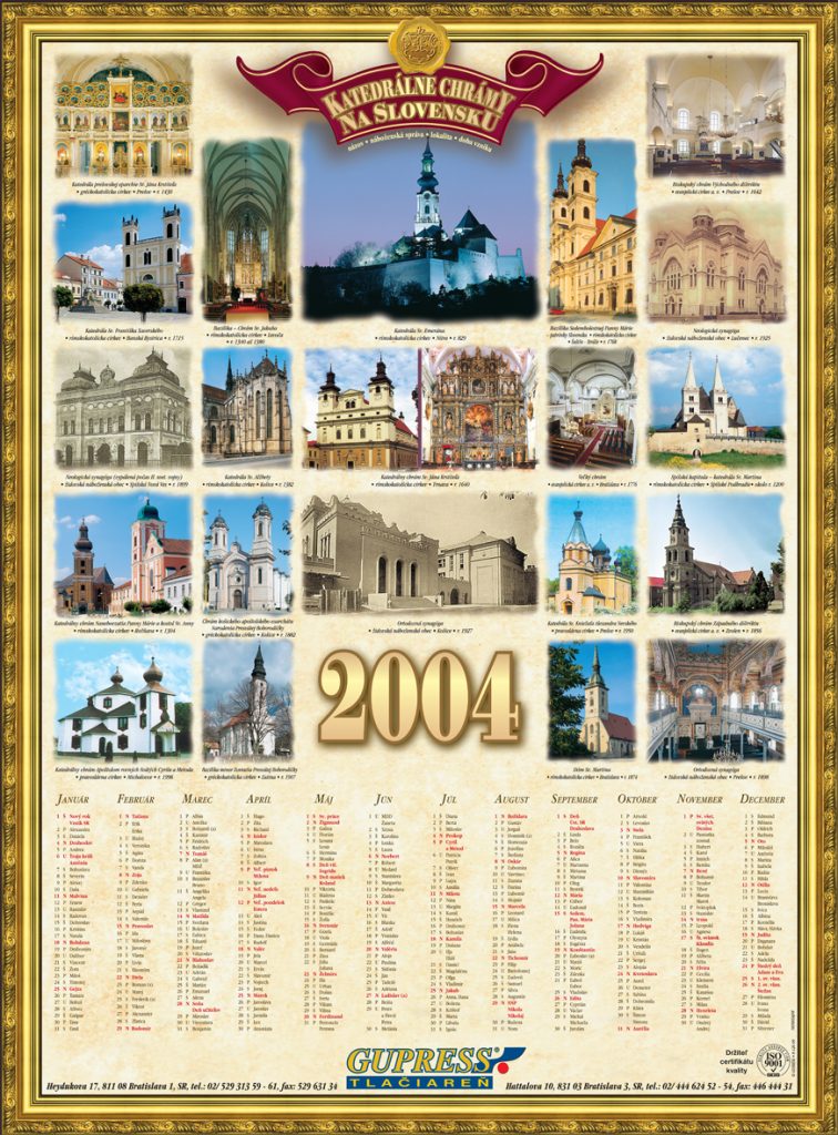 Gupress kalendar 2004