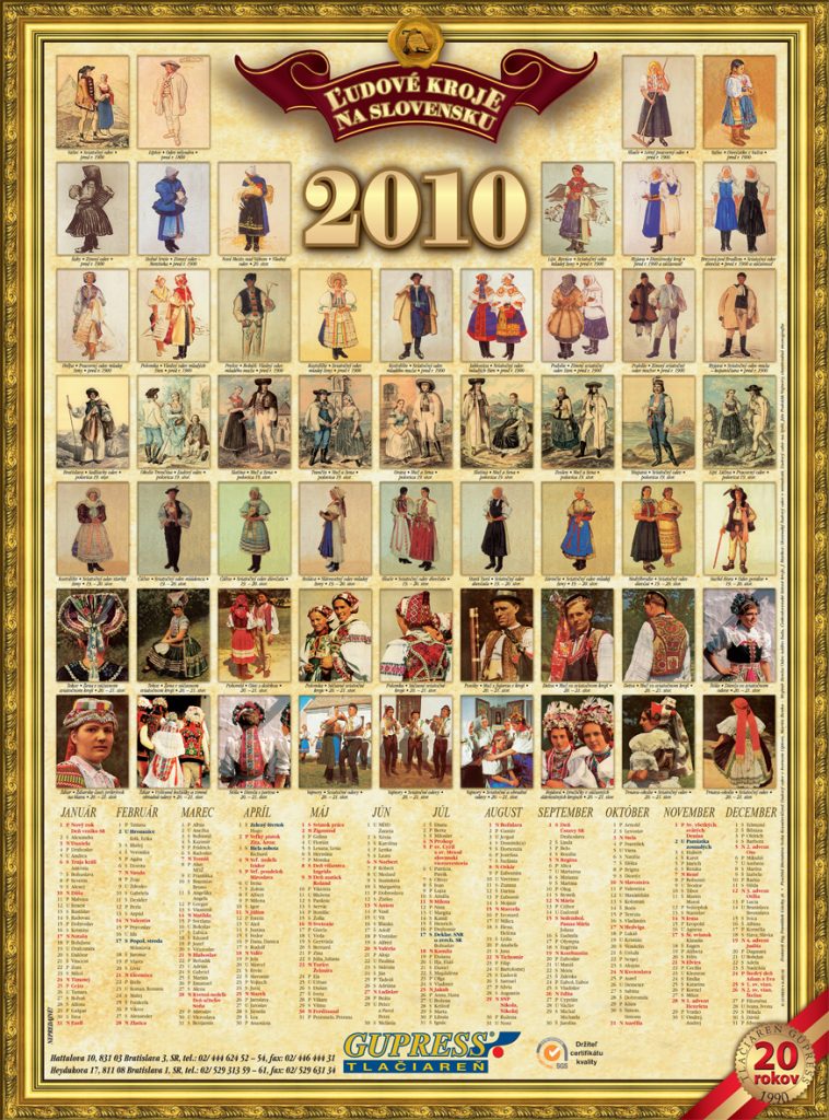 Gupress kalendar 2010