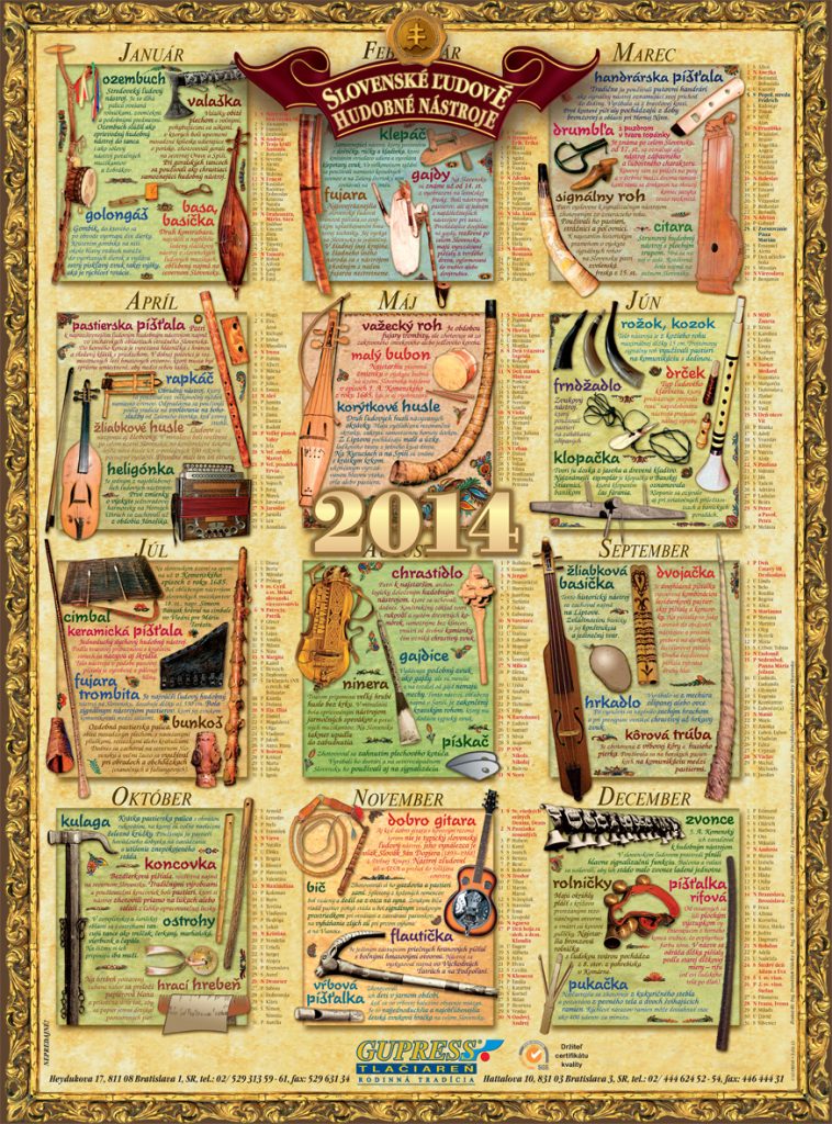Gupress kalendar 2014