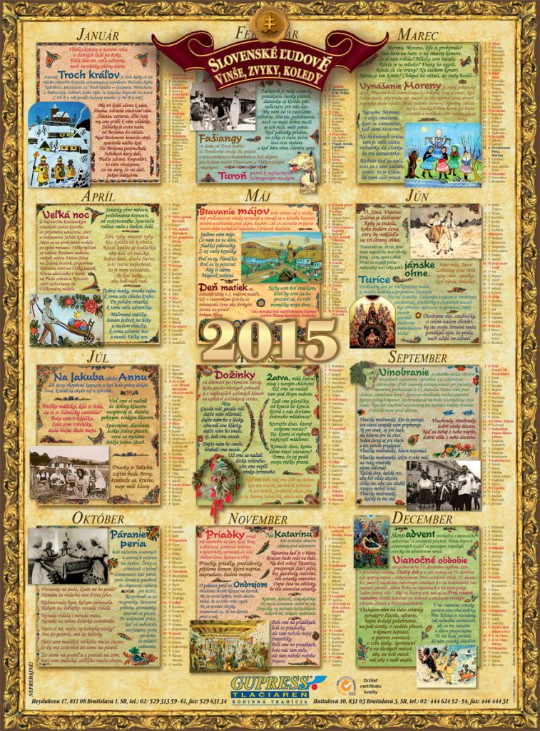 Gupress kalendar 2015