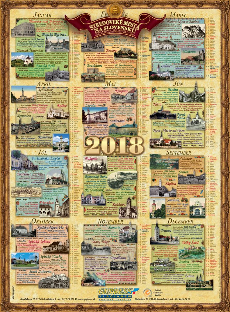 GUPRESS kalendar 2018